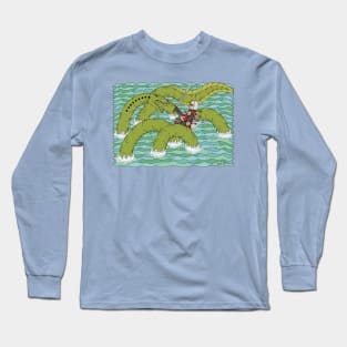 Lambton Worm and Knight Long Sleeve T-Shirt